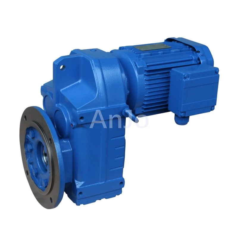 parallel shaft helical china manufacturer price AC gear motor with output flange and hollow shaft